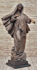 Virgin Saint Mary w/ Outstretched Hand Bronze 33" x 18"