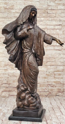 Virgin Saint Mary w/ Outstretched Hand Bronze 33" x 18"