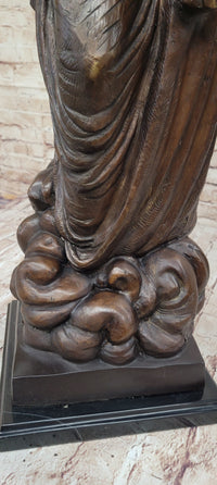 Virgin Saint Mary w/ Outstretched Hand Bronze 33" x 18"