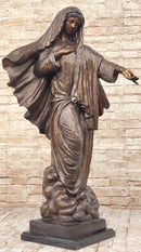 Virgin Saint Mary w/ Outstretched Hand Bronze 33" x 18"