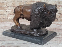 Carl Kauba Bison Buffalo Genuine Bronze Sculpture