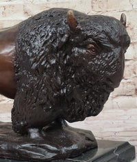 Carl Kauba Bison Buffalo Genuine Bronze Sculpture