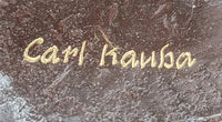 Carl Kauba Bison Buffalo Genuine Bronze Sculpture