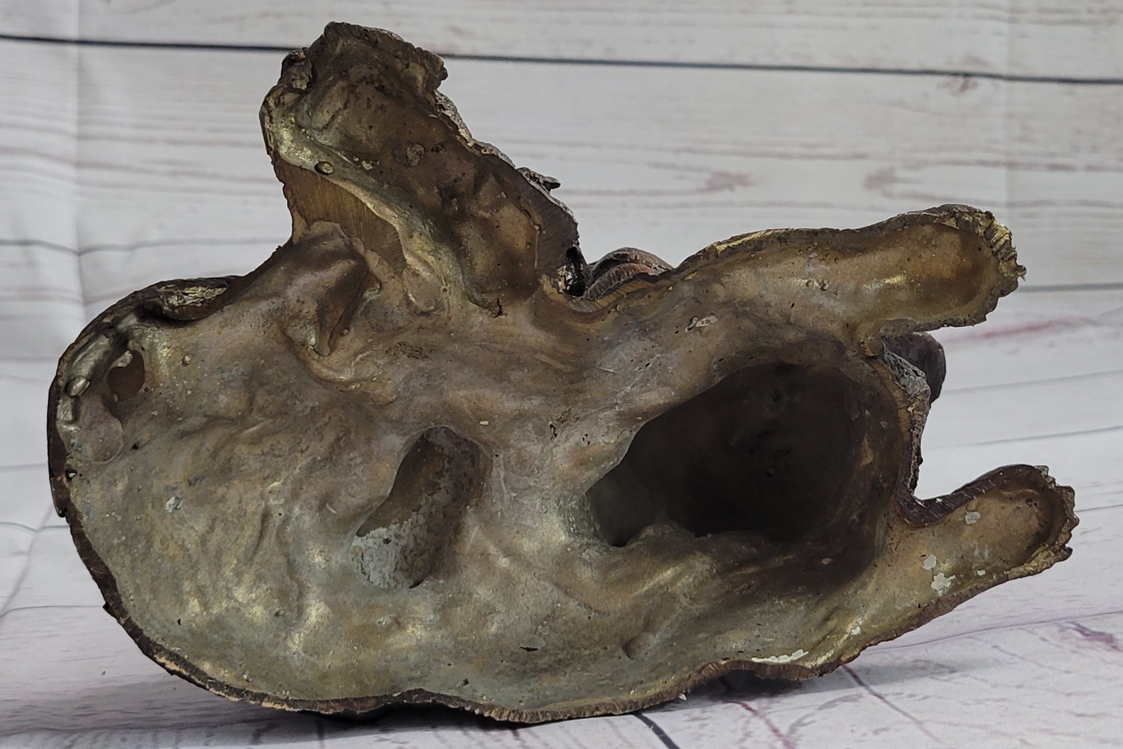 Labrador Retriever and Puppy Bronze Sculpture 4" x 8"