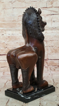 Bronze Foo Dog Guardian – Oriental Protective Lion