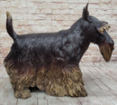 Scottish Terrier Bronze Metal Sculpture 16" x 20"