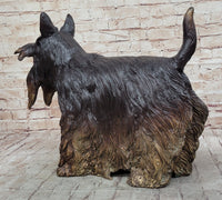 Scottish Terrier Bronze Metal Sculpture 16" x 20"