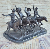 Coming Thru the Rye Bronze Sculpture by Frederic Remington