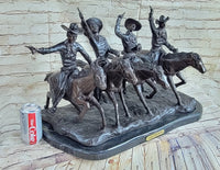 Coming Thru the Rye Bronze Sculpture by Frederic Remington