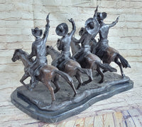 Coming Thru the Rye Bronze Sculpture by Frederic Remington