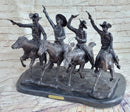 Coming Thru the Rye Bronze Sculpture by Frederic Remington