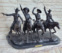 Coming Thru the Rye Bronze Sculpture by Frederic Remington