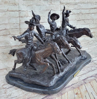 Coming Thru the Rye Bronze Sculpture by Frederic Remington