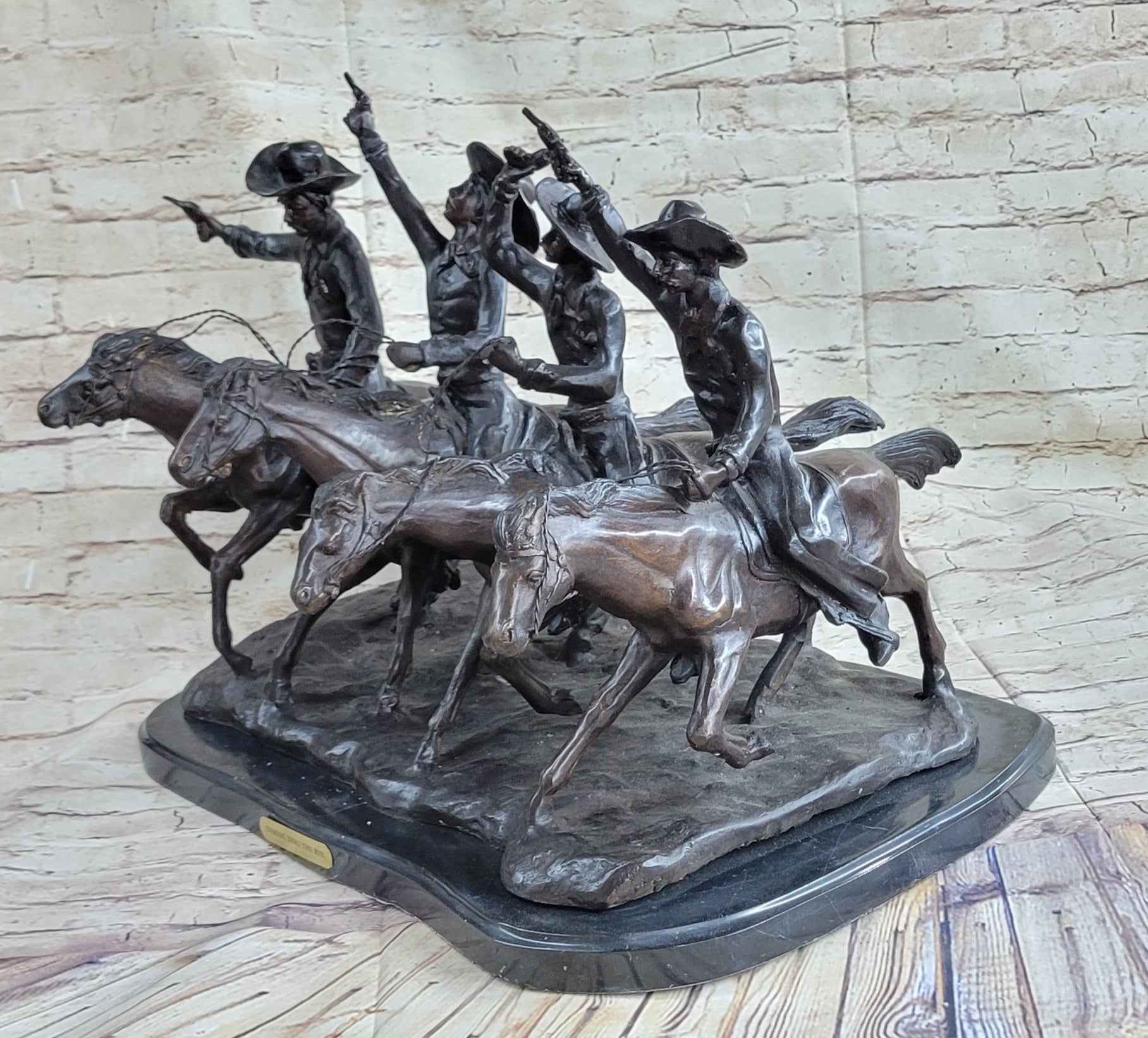 Coming Thru the Rye Bronze Sculpture by Frederic Remington