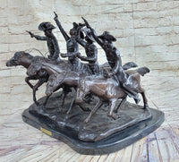 Coming Thru the Rye Bronze Sculpture by Frederic Remington
