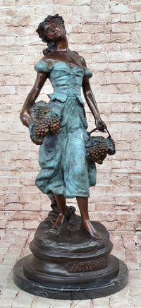 Extra Large Grape Goddess of Wine by Moreau Handcrafted Artwork Statue