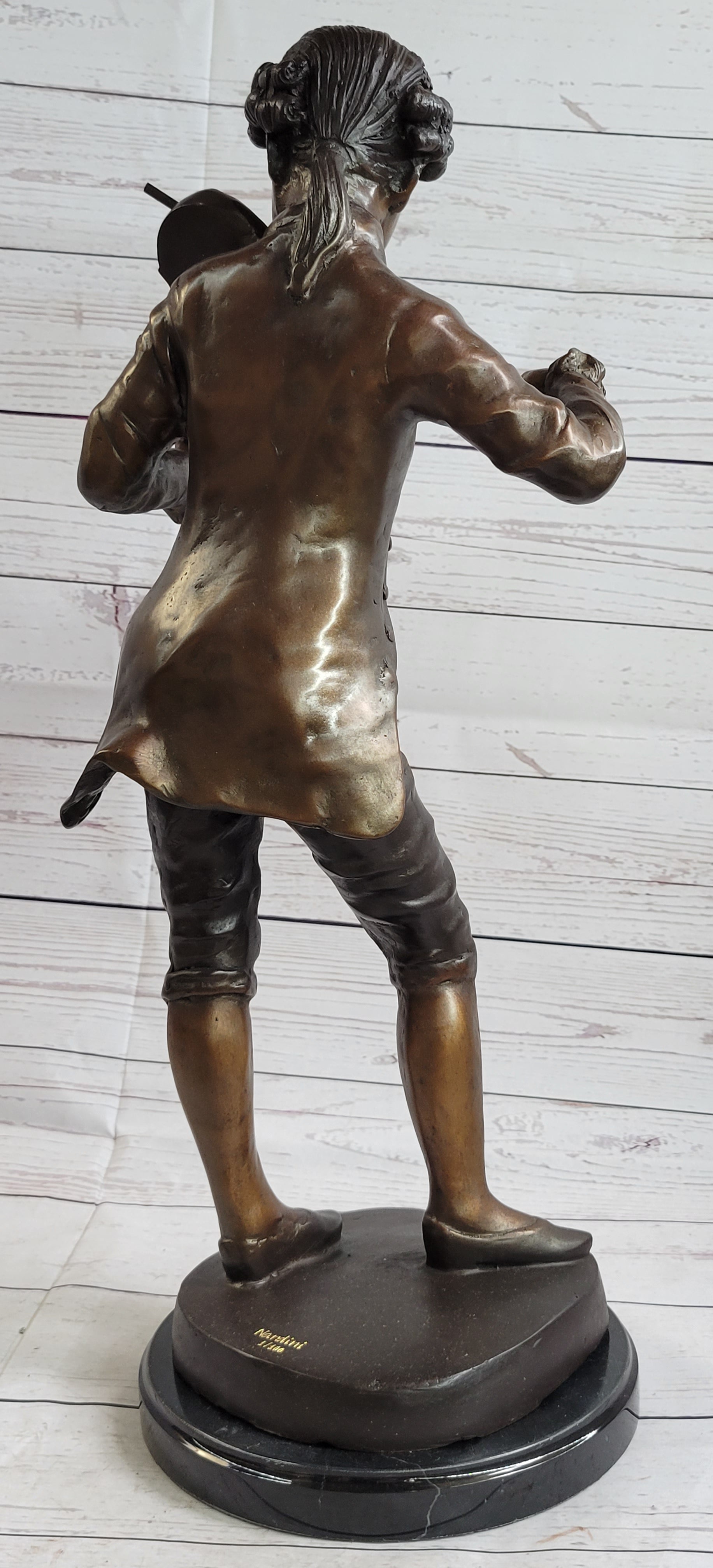 Wolfgang Amadeus Mozart Bronze Metal Sculpture Signed Numbered Art