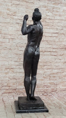 Age of Bronze by Auguste Rodin Statue Sculpture Realism Nude Man Male Figure 37" x 11"
