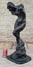 EVE (1895) Bronze Statue Sculpture by Auguste Rodin Nude Female Figure 32" x 11"