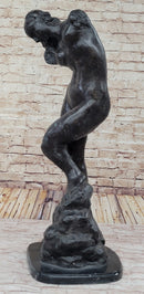 EVE (1895) Bronze Statue Sculpture by Auguste Rodin Nude Female Figure 32" x 11"