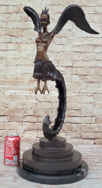 Kinnara Kinaree Kinari Woman Sculpture 24" x 13"
