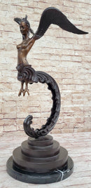 Kinnara Kinaree Kinari Woman Sculpture 24" x 13"