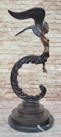 Kinnara Kinaree Kinari Woman Sculpture 24" x 13"