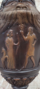 Hot Cast Bronze Middle Eastern Urn Sculpture Signed Art