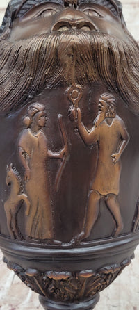 Hot Cast Bronze Middle Eastern Urn Sculpture Signed Art
