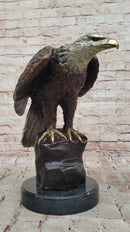 Bronze Bald Eagle Sculpture – Moigniez Signature Piece