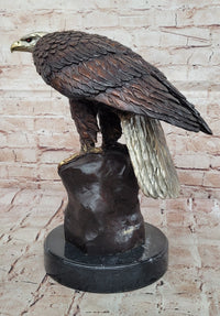 Bronze Bald Eagle Sculpture – Moigniez Signature Piece