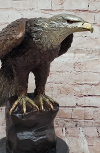 Bronze Bald Eagle Sculpture – Moigniez Signature Piece