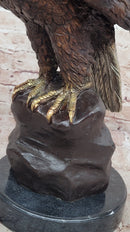 Bronze Bald Eagle Sculpture – Moigniez Signature Piece