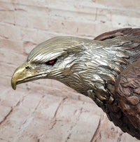 Bronze Bald Eagle Sculpture – Moigniez Signature Piece
