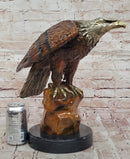 Jules Moigniez Bronze Eagle – Wildlife Art Sculpture