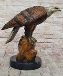 Jules Moigniez Bronze Eagle – Wildlife Art Sculpture
