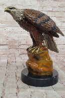 Jules Moigniez Bronze Eagle – Wildlife Art Sculpture