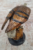 Jules Moigniez Bronze Eagle – Wildlife Art Sculpture
