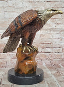 Jules Moigniez Bronze Eagle – Wildlife Art Sculpture