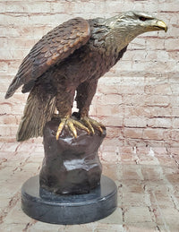 Bronze Bald Eagle Sculpture – Moigniez Signature Piece