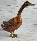 Vienna Bronze Garden Duck 15" x 17" Highly Detailed Colors