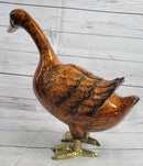 Vienna Bronze Garden Duck 15" x 17" Highly Detailed Colors