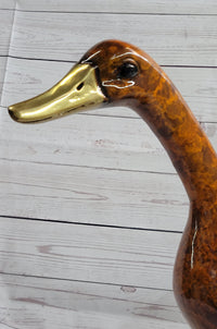 Vienna Bronze Garden Duck 15" x 17" Highly Detailed Colors