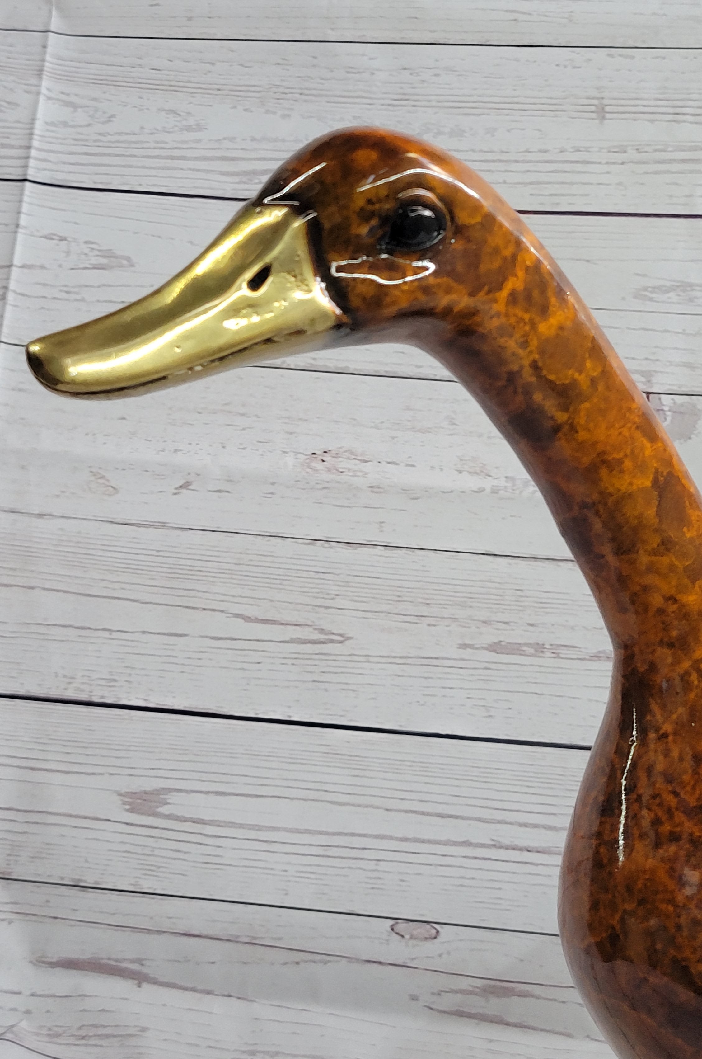 Vienna Bronze Garden Duck 15" x 17" Highly Detailed Colors