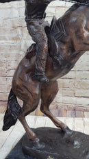 WOOLY CHAPS Frederic Remington Western Bronze Sculpture 23" x 23"