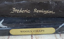 WOOLY CHAPS Frederic Remington Western Bronze Sculpture 23" x 23"