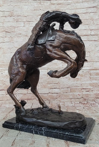 Rattlesnake by Frederic Remington Bronze Sculpture 21" x 17"