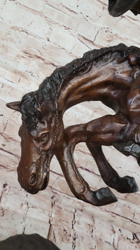 Rattlesnake by Frederic Remington Bronze Sculpture 21" x 17"