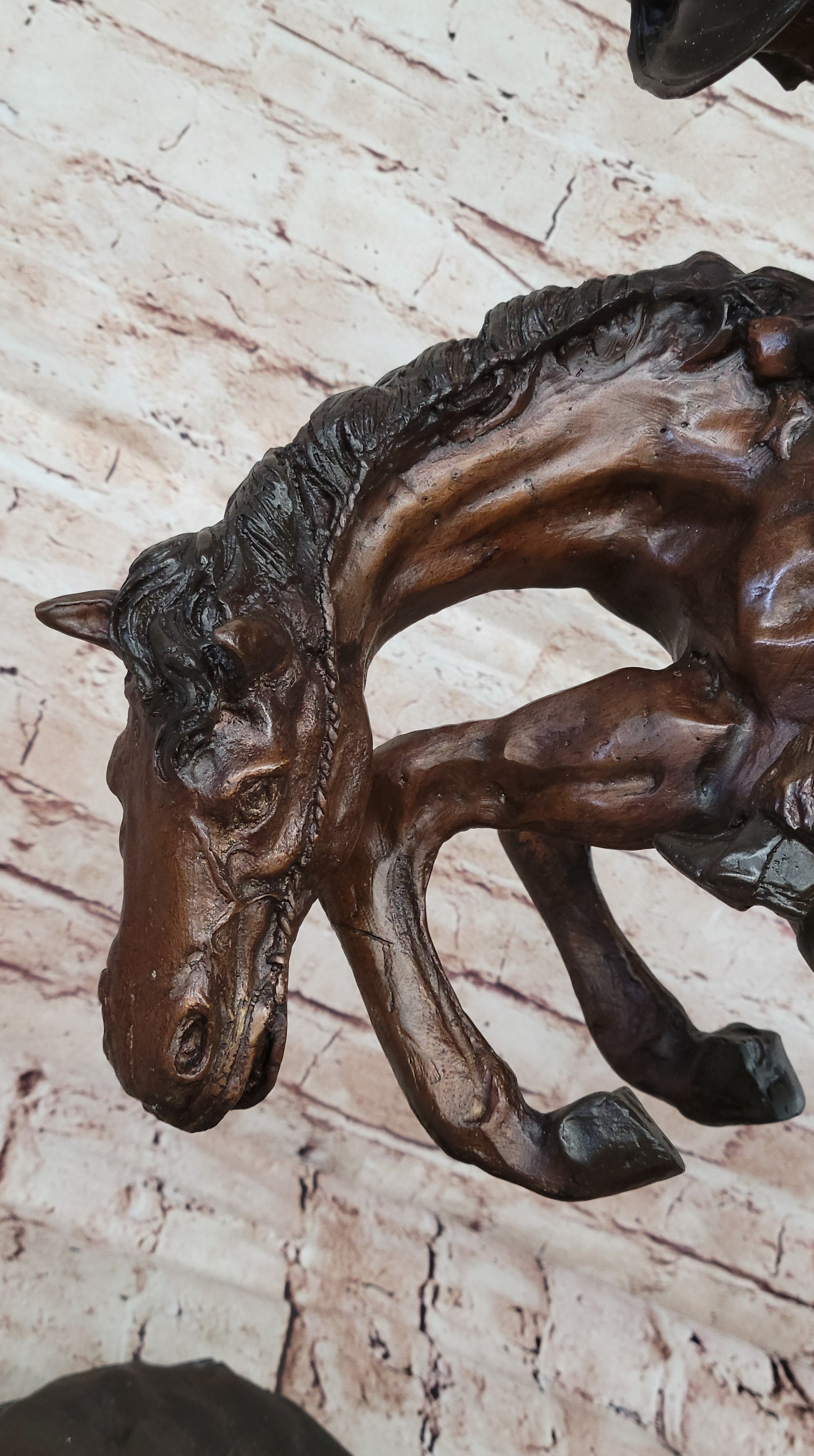 Rattlesnake by Frederic Remington Bronze Sculpture 21" x 17"