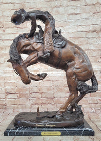 Rattlesnake by Frederic Remington Bronze Sculpture 21" x 17"
